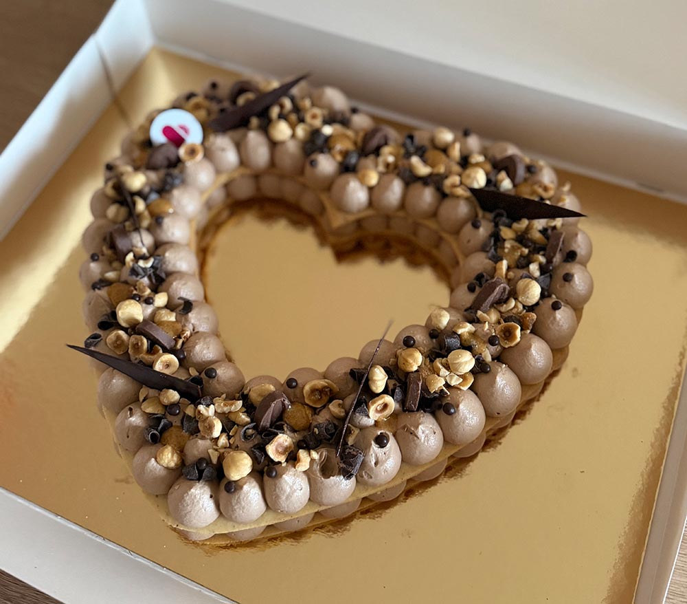 Symbole cake chocolat
