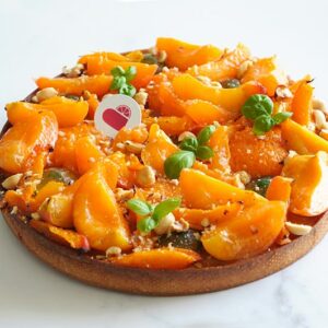 Tarte abricots & basilic