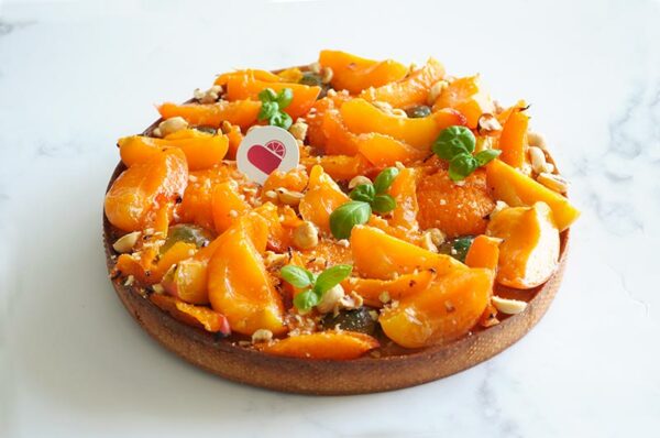 Tarte abricots & basilic
