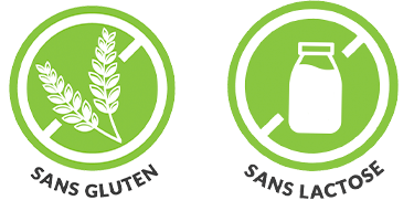 Sans gluten et/ou sans lactose