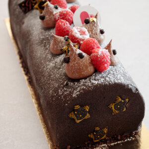 Buche chocolat noir & framboise